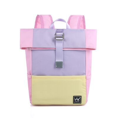 YLX Original Backpack | Kids | Light Pink & Pastel Lilac & Lemon Verbena