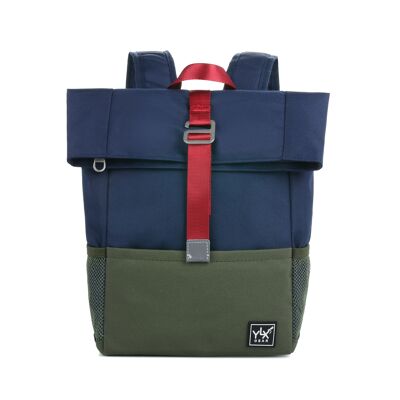YLX Original Backpack | Kids | Navy Blue & Bronze Green