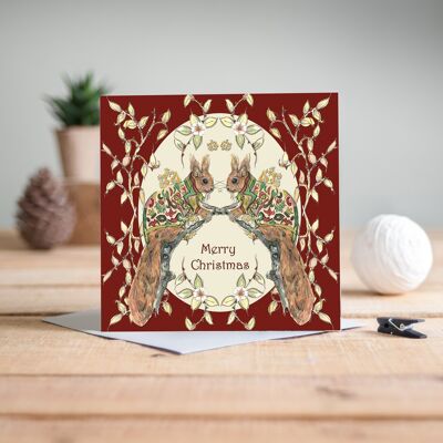 La cartolina di Natale degli scoiattoli
