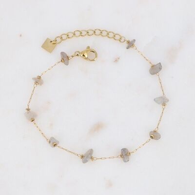 Goldenes Morriss-Armband und Labradorite