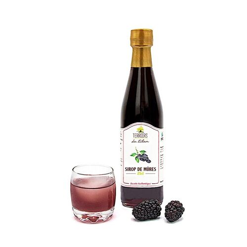 Sirop de Mûres - 25cl - Boissons - Cocktails - Pâtisseries