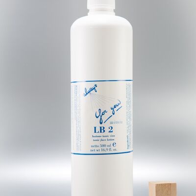 Lozione Tonico Viso 500 ml (LB2) - tonico viso riequilibrante PH