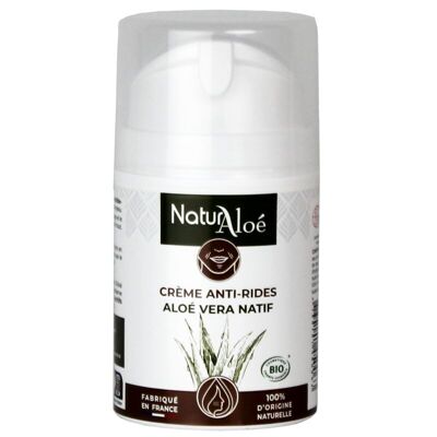 Organic Aloe Vera Face Anti-Wrinkle Cream - 50ml (per 6)