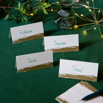 Gold Place Cards - 20 Pack