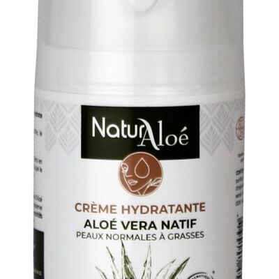 Feuchtigkeitsspendende Gesichtscreme mit Bio-Aloe Vera - 50 ml (pro 6)
