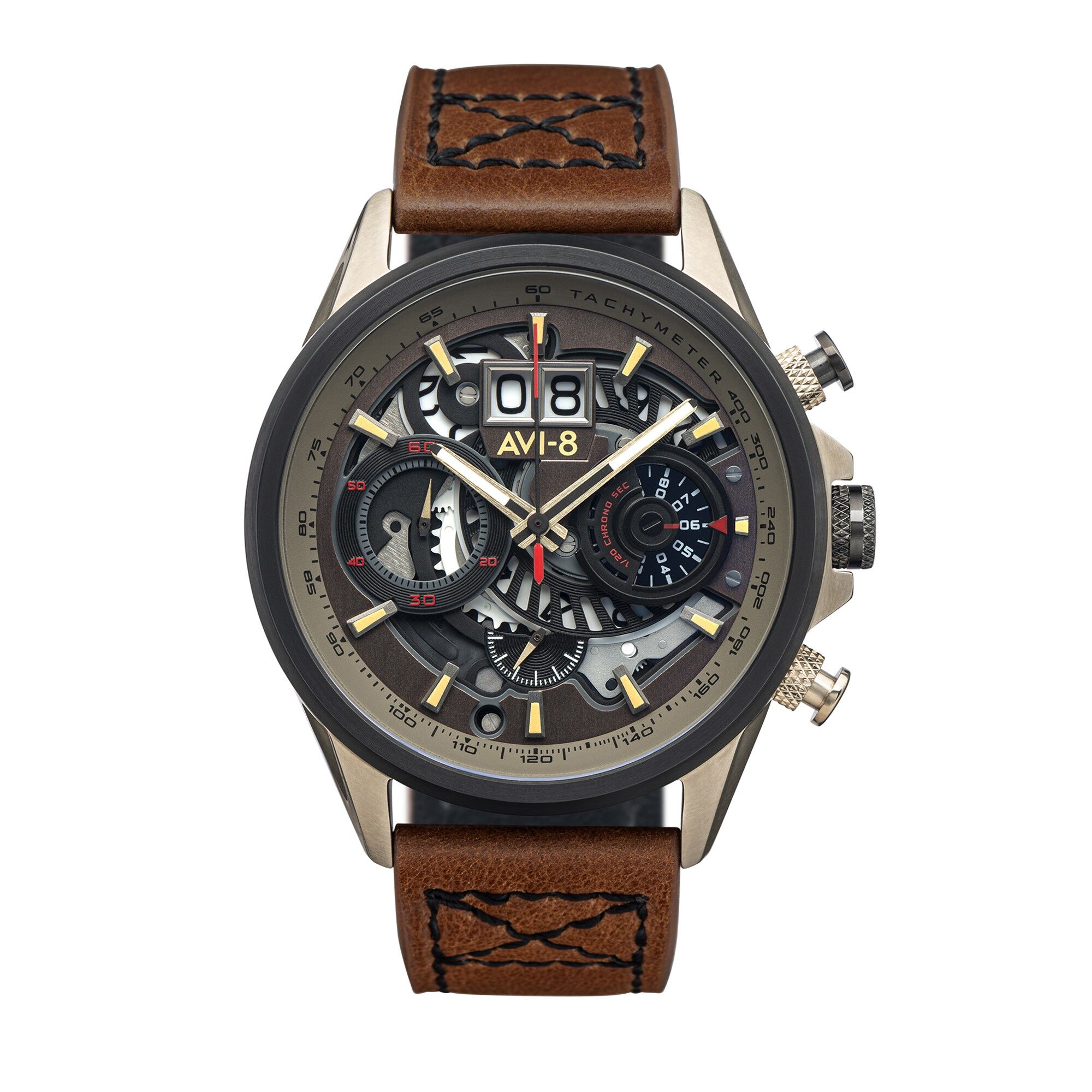 Buy wholesale AV 4065 06 Japanese Quartz Chronograph AVI 8 Men s