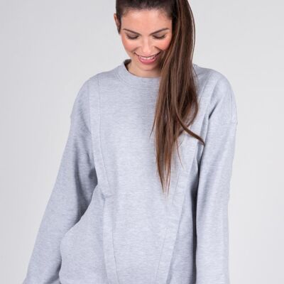 Pull Allaitement Issy Gris