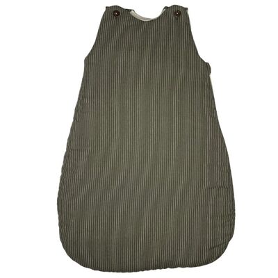 Khaki Striped Sleeping Bag 0-6 months