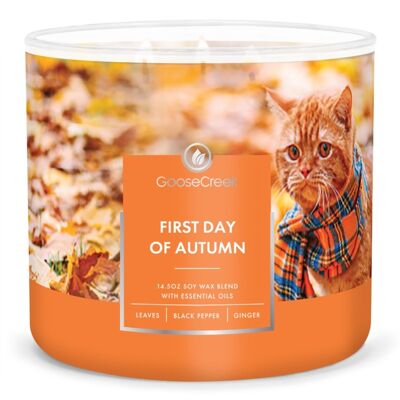 First Day of Autumn Goose Creek Candle® 3-Docht-Kollektion