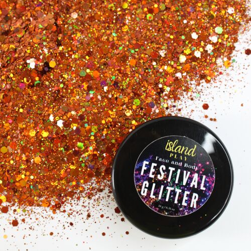 Burnt Orange - Festival Glitter (10g)