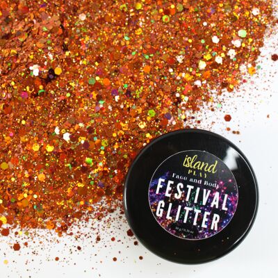 Gebranntes Orange - Festival Glitter (10g)