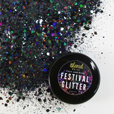 Noir Holographique - Paillettes Festival (10g)