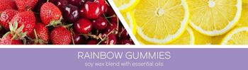 Rainbow Gummies Goose Creek Bougie Mélange de soja Gobelet à 3 mèches 2