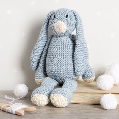 Mabel Bunny Knitting Kit Baby Blue