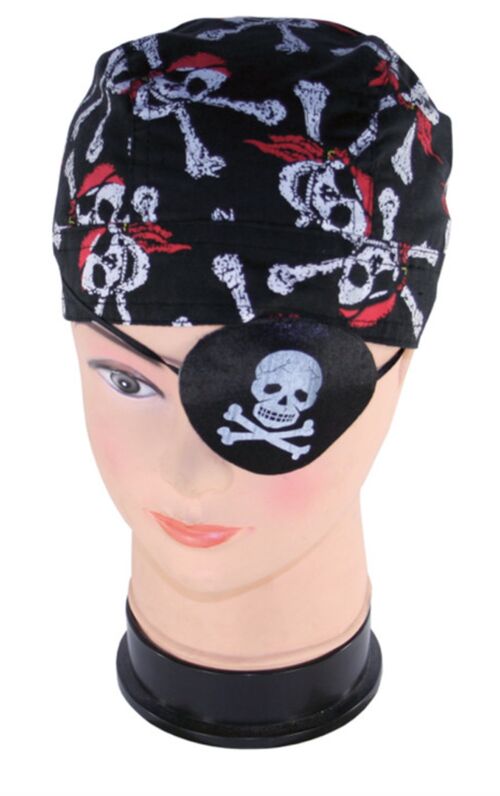 Cache Oeil  Pirate (foulard non inclus)