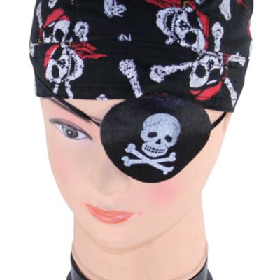Piraten-Augenklappe (Schal nicht enthalten)