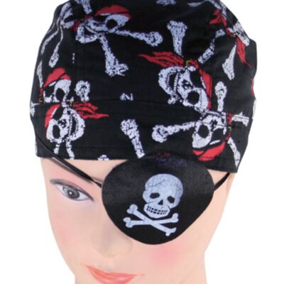 Piraten-Augenklappe (Schal nicht enthalten)