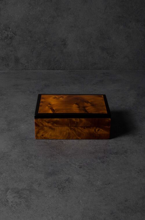 Thuya Black Framed Jewelry Box