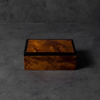 Thuya Black Framed Jewelry Box