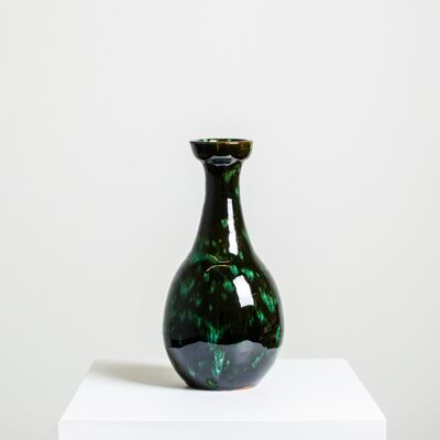 Tamegroute Smaragd - handgefertigte Vase