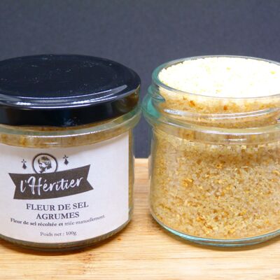 Lot Fleur de sel aux Agrumes et Fleur de sel aux Baies Roses