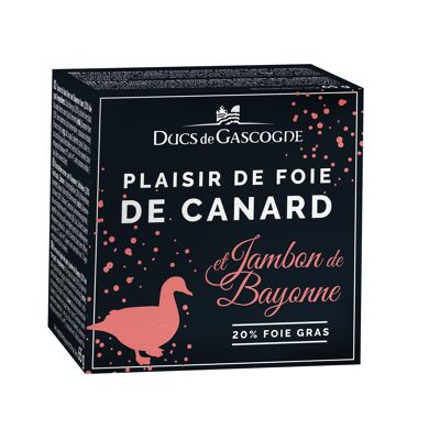 Piacere di fegato d'anatra e prosciutto di Bayonne (20% foie gras) 65g