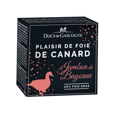 Plaisir de foie de canard et jambon de Bayonne (20% foie gras) 65g