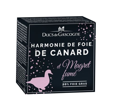 Harmonie de foie de canard et magret fumé (20% foie gras) 65g