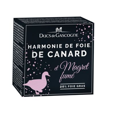 Harmonie de foie de canard et magret fumé (20% foie gras) 65g