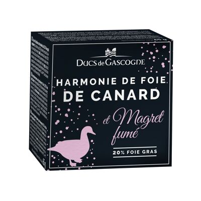 Harmonie de foie de canard et magret fumé (20% foie gras) 65g