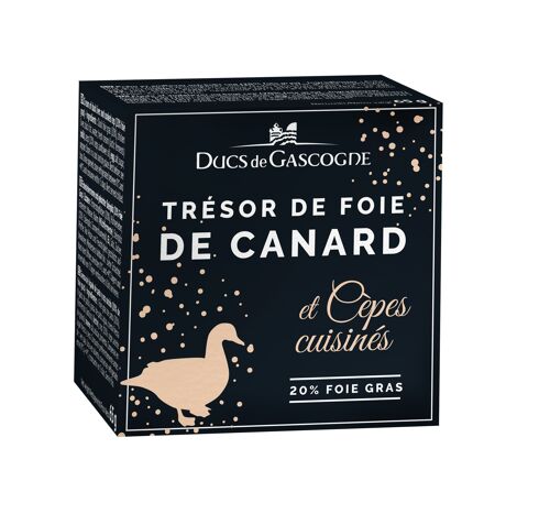 Trésor de foie de canard et cèpes cuisinés (20% foie gras) 65g