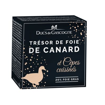 Trésor de foie de canard et cèpes cuisinés (20% foie gras) 65g