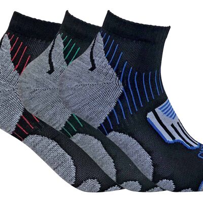 3 Pairs Mens Breathable Anti Blister Sports Ankle Socks for Achilles