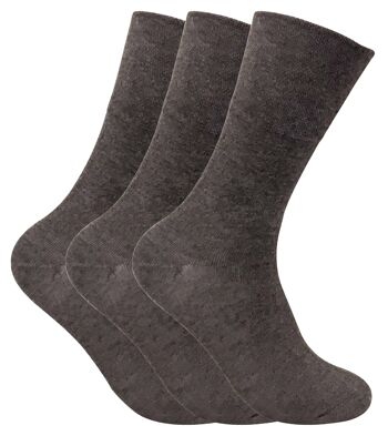 Lot de 3 chaussettes thermiques non élastiques pour homme pour mauvaise circulation 3
