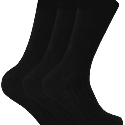 3 pares de calcetines de senderismo para hombre con suela acolchada de mezcla de lana para botas
