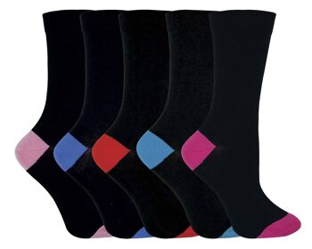 Sock Snob® - Chaussettes douces en coton pour femme en multipack 1