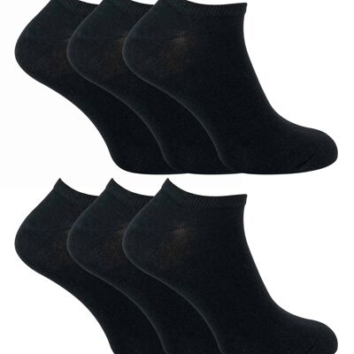 SOCK SNOB - Paquete de 6 calcetines de algodón de corte bajo para hombre para gimnasio/entrenador