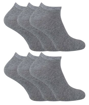 SOCK SNOB - Lot de 6 chaussettes basses en coton pour hommes 3