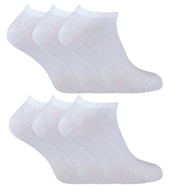 SOCK SNOB - Lot de 6 chaussettes basses en coton pour hommes 4
