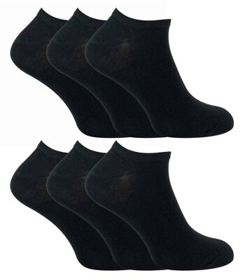 SOCK SNOB - Lot de 6 chaussettes basses en coton pour hommes (femmes) 1