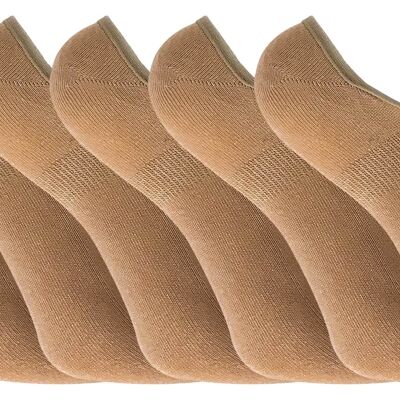 Lot de 6 paires de chaussettes respirantes anti-transpiration en bambou pour femme avec grip