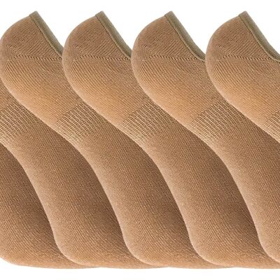 Paquete de 6 calcetines tobilleros con forro de bambú transpirables antisudor para mujer con agarre