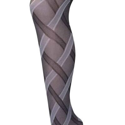 Sock Snob - Farbige 80-Denier-Strumpfhose mit blickdichtem Muster für Damen