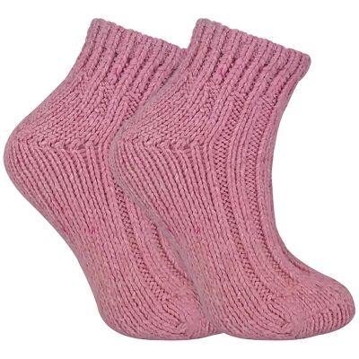 Sock Snob - Chunky, gerippte, niedrig geschnittene Stiefeletten aus Wollmischung