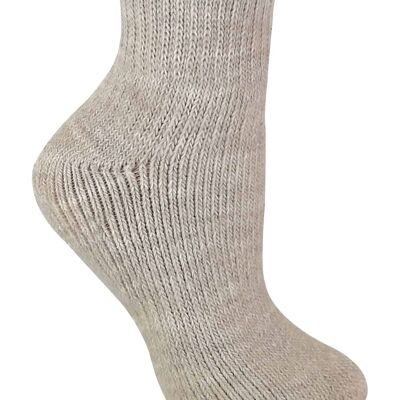 Sock Snob - Calcetines cortos de invierno cálidos de mezcla de lana de alpaca para mujer