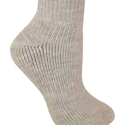 Sock Snob - Calcetines cortos de invierno cálidos de mezcla de lana de alpaca para mujer