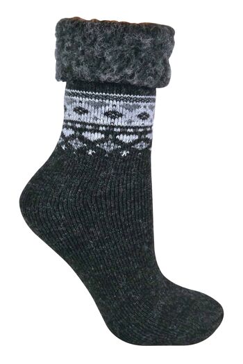 Sock Snob - Chaussettes de lit nordique chaudes et thermiques pour femmes 1