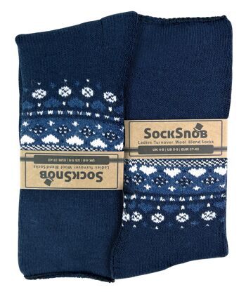 Sock Snob - Chaussettes de lit nordique chaudes et thermiques pour femmes 10