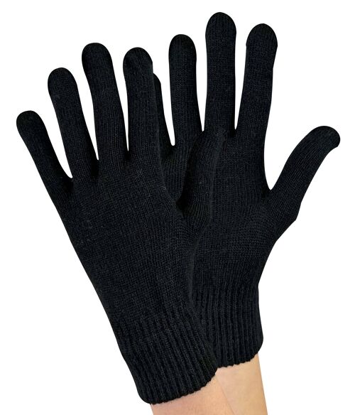 Ladies / Womens Knitted Magic Thermal Wool Gloves for Cold Weather