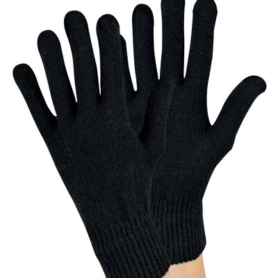 Gants magiques en laine thermique tricotés pour femmes / femmes pour temps froid